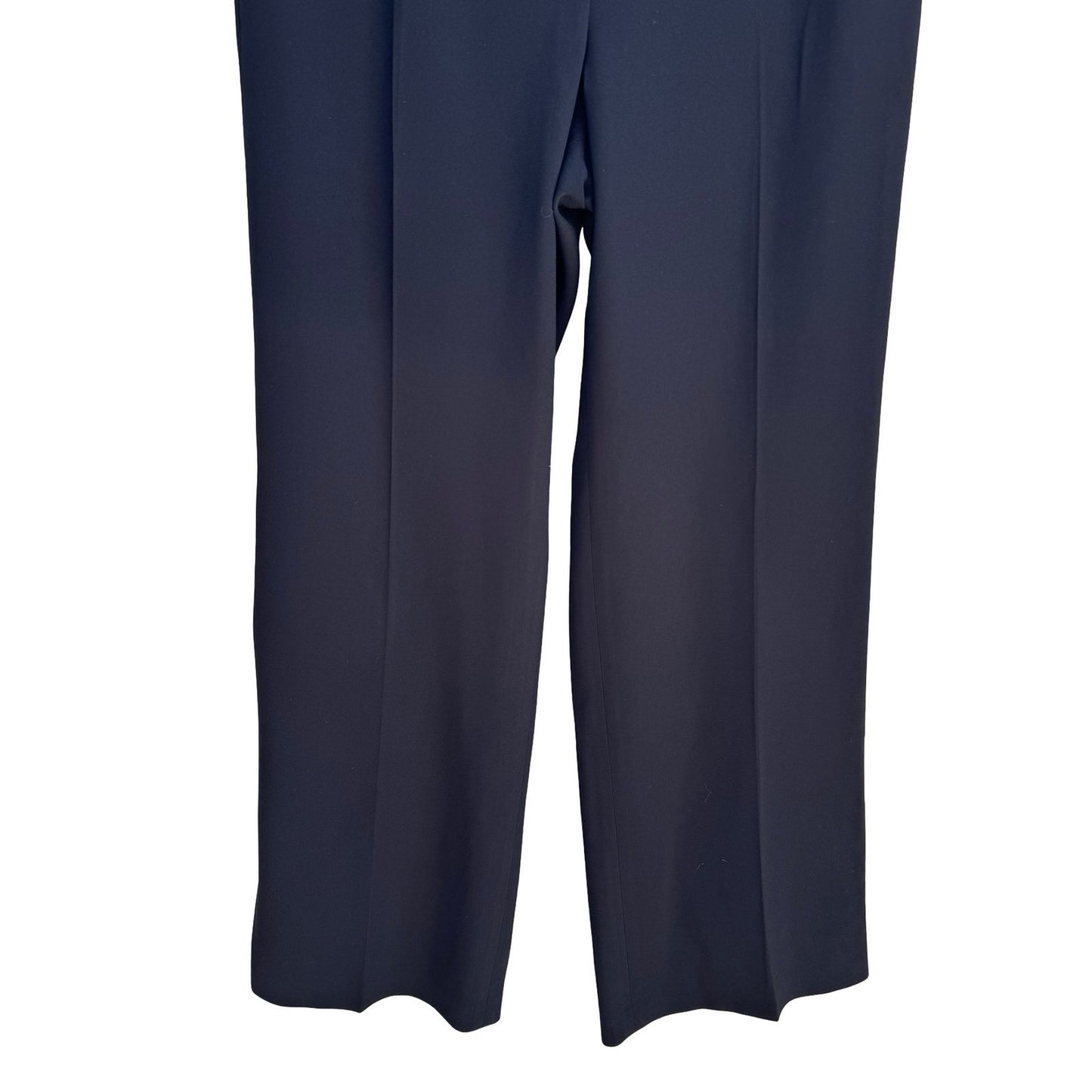 Ann Taylor Margo Tailored Wide Leg Dress Pants Black Womens 10 Professional