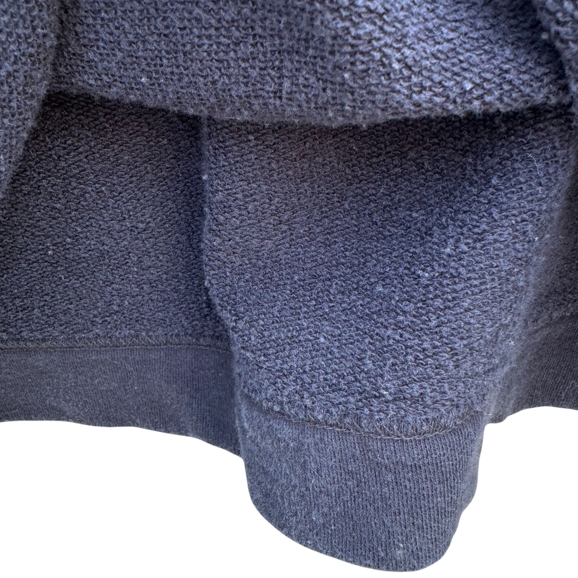 DKNY Black 3/4 Sleeve Boat Neck Sweatshirt Womens L French Terry Minimalist