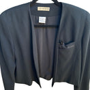 Switch Liz Claiborne Vintage 90s Whimsigoth Cropped Open Blazer Jacket Bolero Shrug 6 3 image