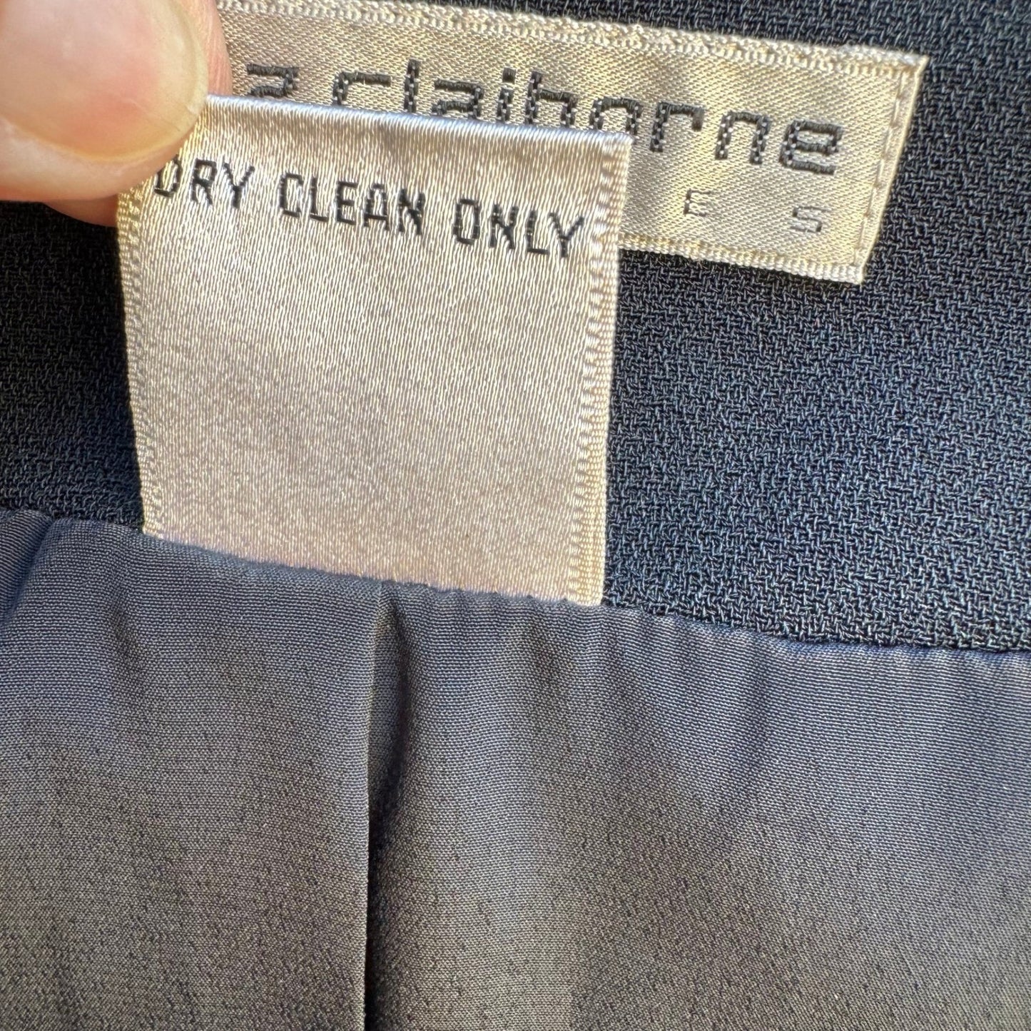 Liz Claiborne Vintage 90s Whimsigoth Cropped Open Blazer Jacket Bolero Shrug 6