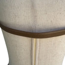 Switch Liz Claiborne Vintage Womens Tan Full Grain Semi Aniline Leather Skinny Belt L 3 image