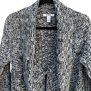 Switch Style &amp; Co Womens Open Front Knit Shawl Collar Long Sleeve Cardigan Sweater L 2 image