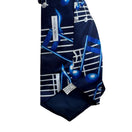 Switch A Rogers Musical Notes Vintage Blue Silk Tie Executive Ties Designer Silk House 3 image