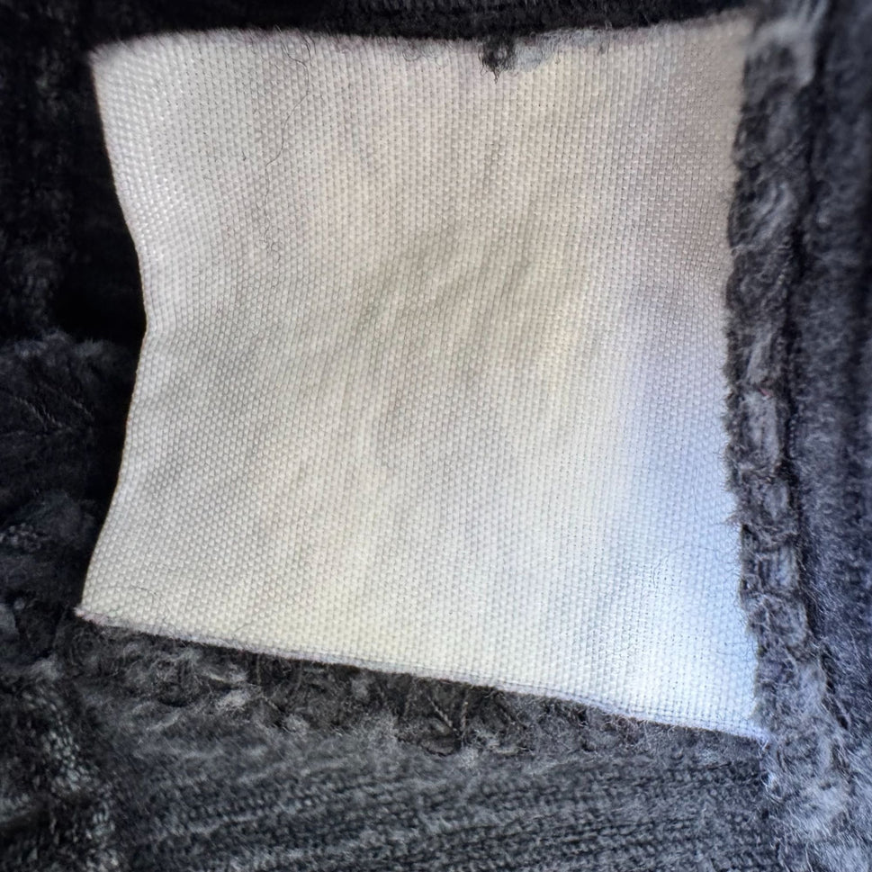 Jou Jou Vintage 80s Black Corduroy Tapered Pants Mid-Rise Relaxed Fit Womens 26