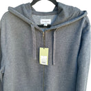 Switch Goodfellow &amp; Co Mens Charcoal Gray Cotton Blend Zip-Up Hoodie New With Tags L 2 image