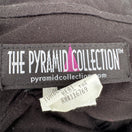 Switch The Pyramid Collection Vintage 80s Black Skirted Leggings High Low Flare Skirt M 2 image
