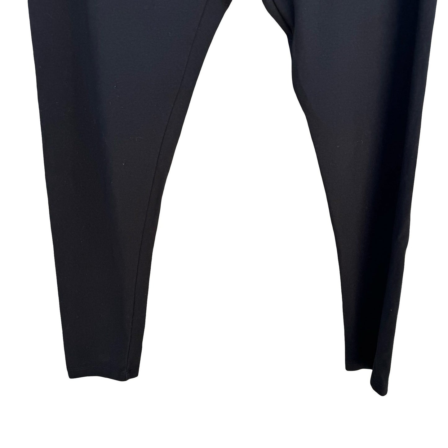 J. Jill Black Pima Cotton Ankle Leggings Womens L High Rise Stretch Minimalist
