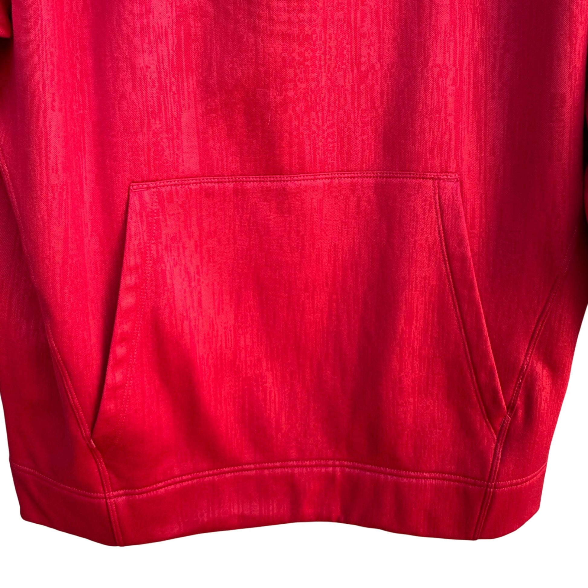 Champion Elite Scuba Fleece Pullover 3/4 Sleeve Half-Zip Kangaroo Pocket Hoodie M