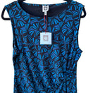Switch Anne Klein Professional Ruched Draped Pleated Side Knot Sleeveless Blouse L NEW 3 image