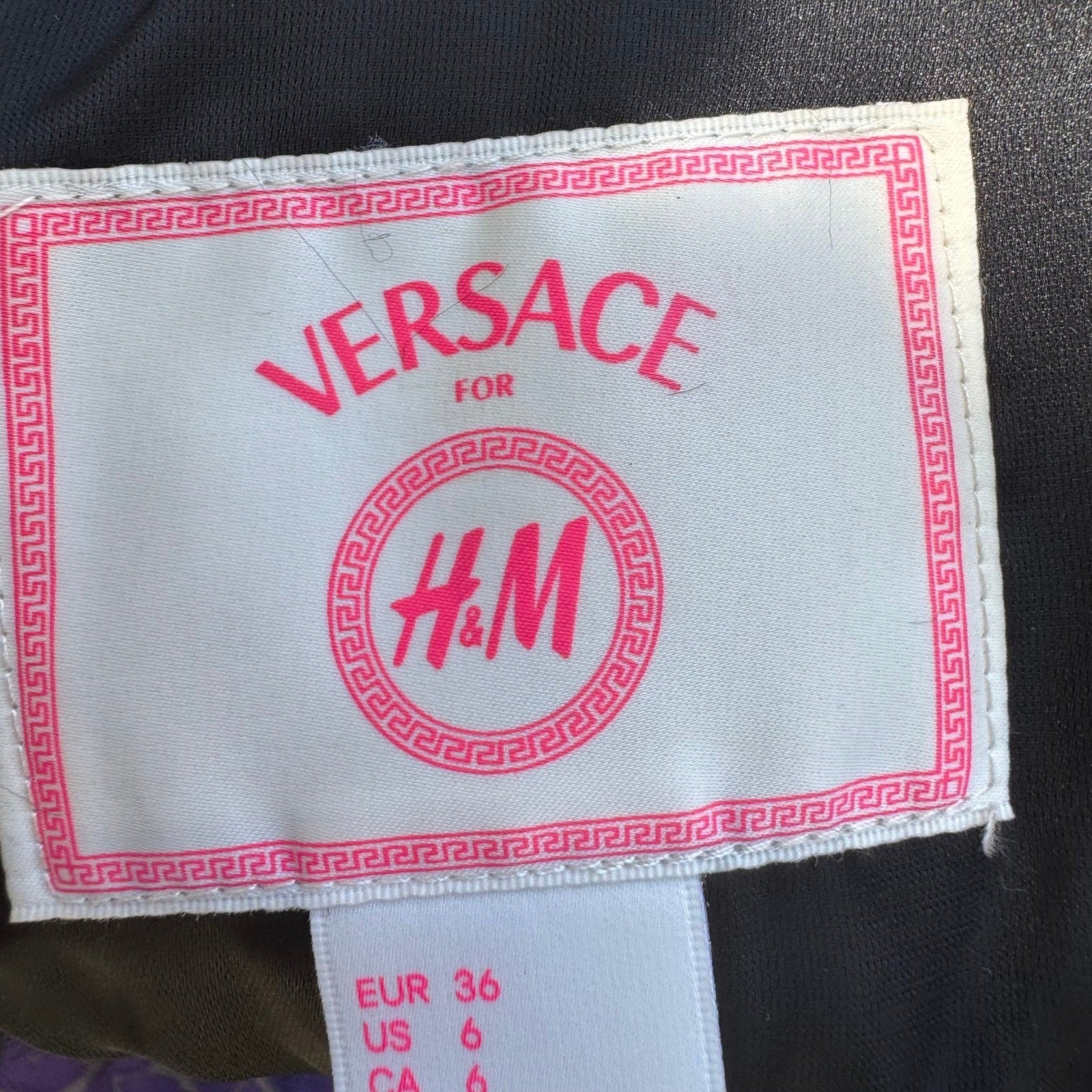 Versace for H&M Glam Faux Fur Vest Double Buckle Leather Straps Hanger Dustbag 6