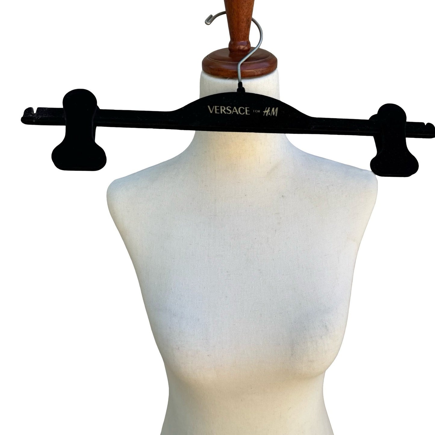 Versace for H&M Glam Faux Fur Vest Double Buckle Leather Straps Hanger Dustbag 6