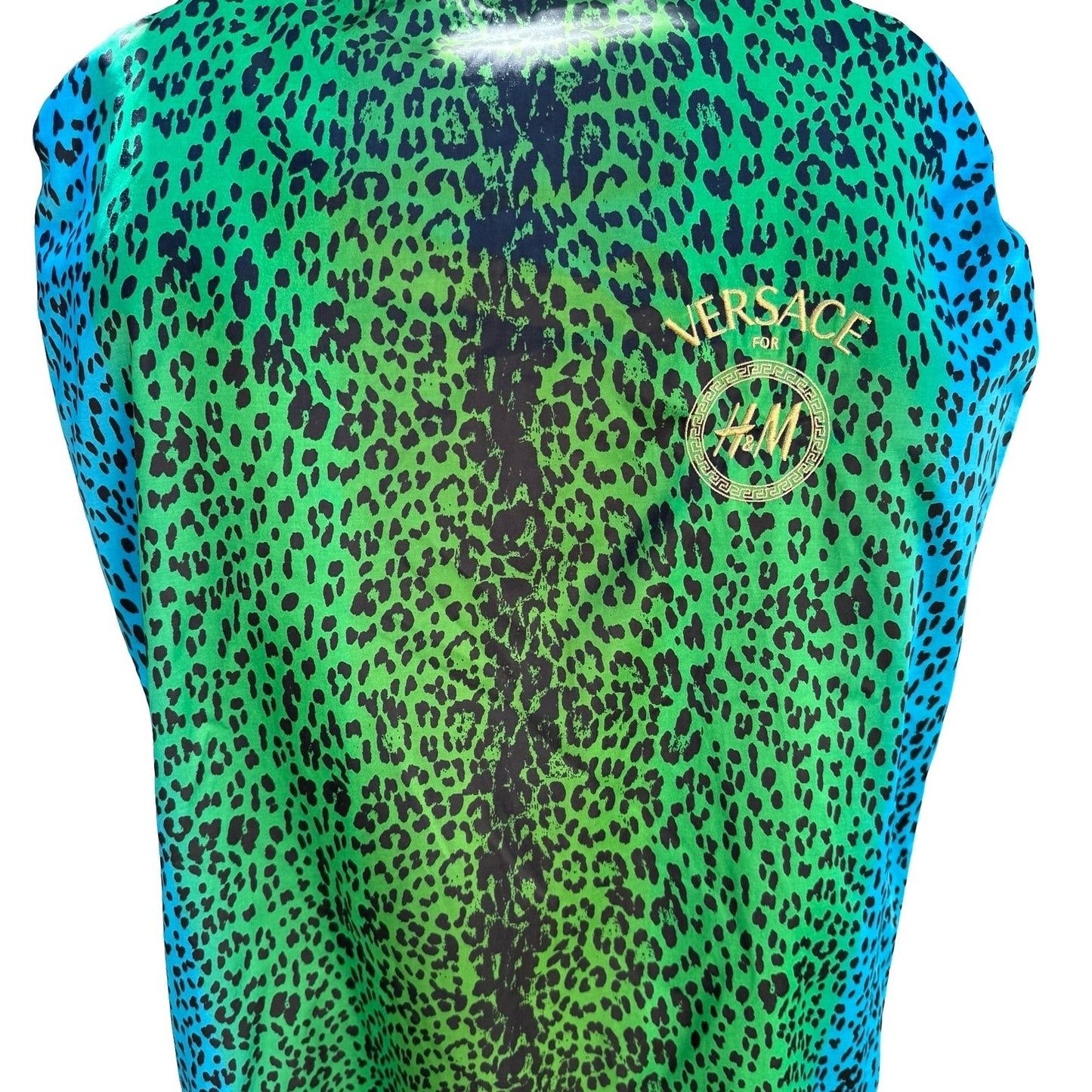 Versace for H&M Glam Faux Fur Vest Double Buckle Leather Straps Hanger Dustbag 6