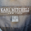 Switch Karl Mitchell New York Minimalist Dress Shirt Black Professional Mens 17 34-35 2 image