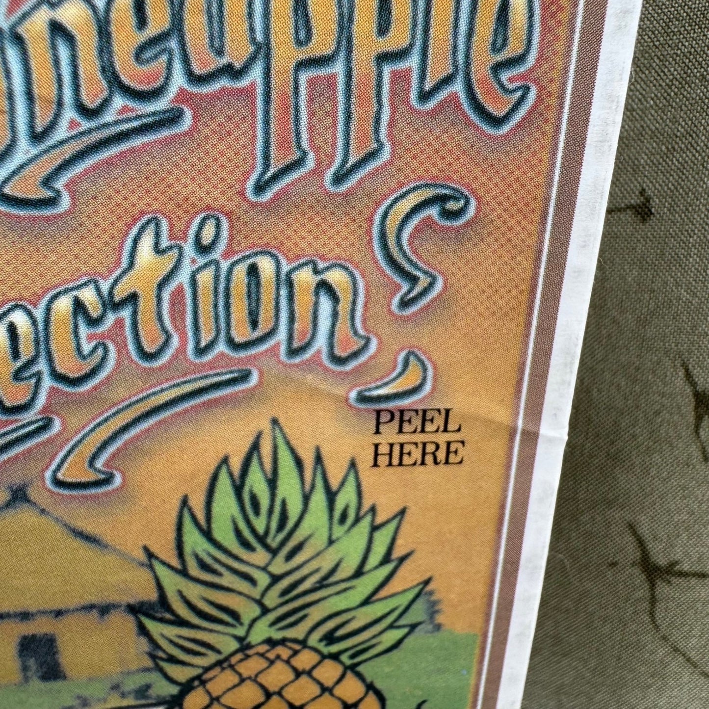 Pineapple Connection Mens L Green Tropical Hibiscus Aloha Shirt NEW Hawaiian