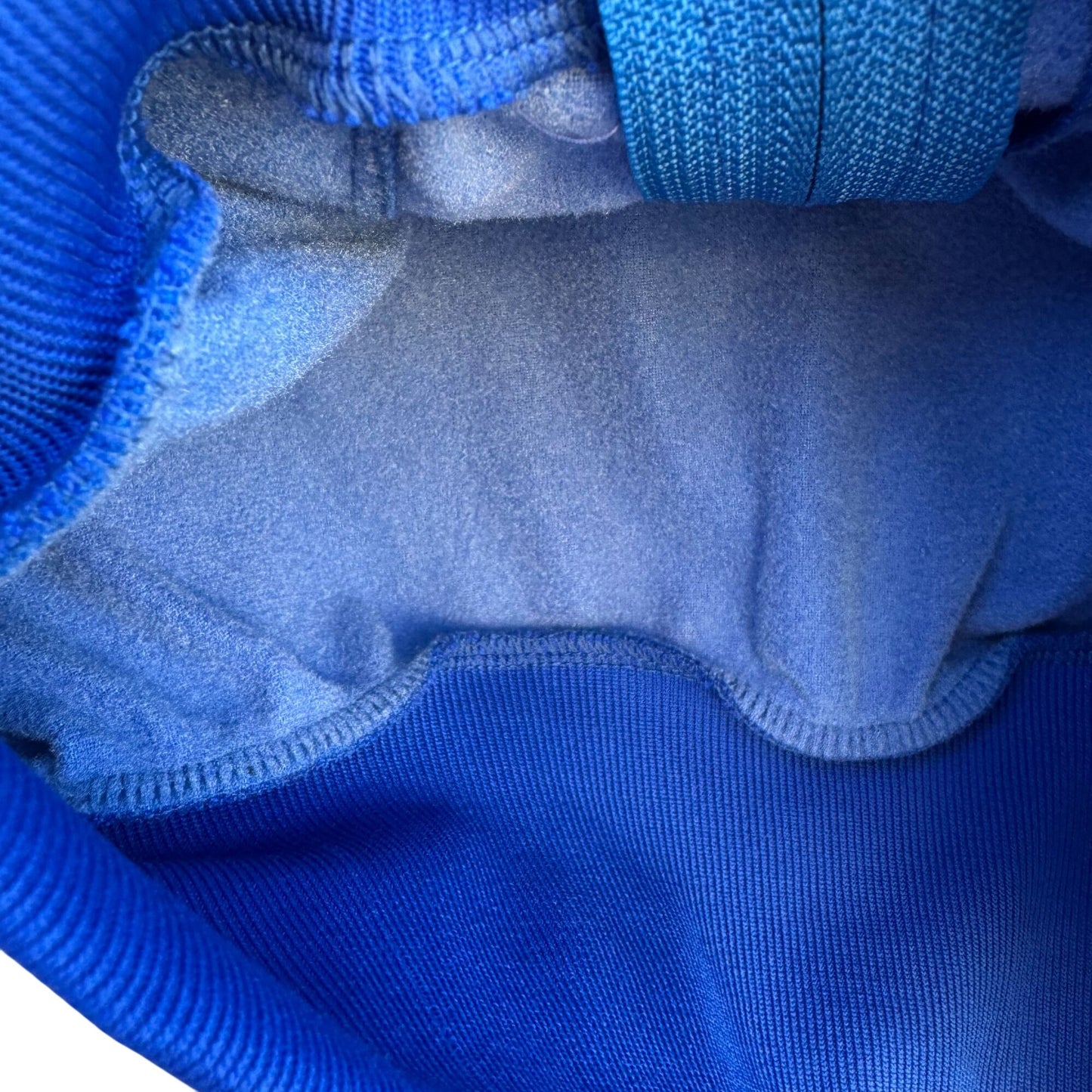 Todd I Vintage Satin Streetwear Athleisure Blue Striped Sleeves Track Jacket L