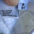 Switch Territory Ahead Womens 8 White High Rise Bootcut Stretch Denim Jeans 31 Inseam 3 image