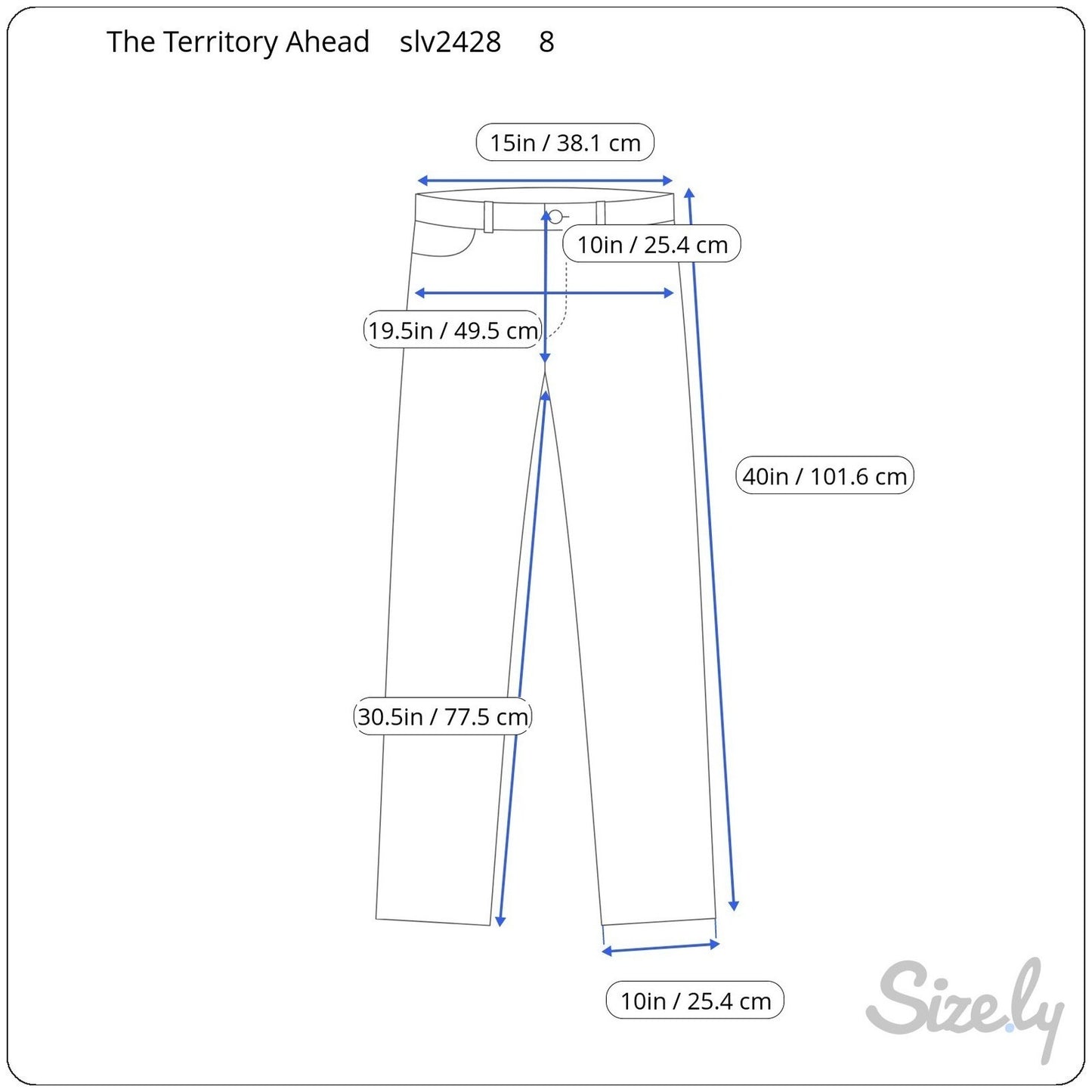 Territory Ahead Womens 8 White High Rise Bootcut Stretch Denim Jeans 31 Inseam