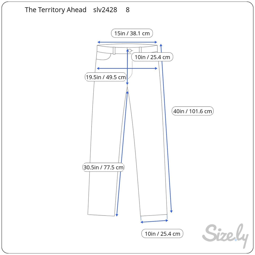 Territory Ahead Womens 8 White High Rise Bootcut Stretch Denim Jeans 31 Inseam