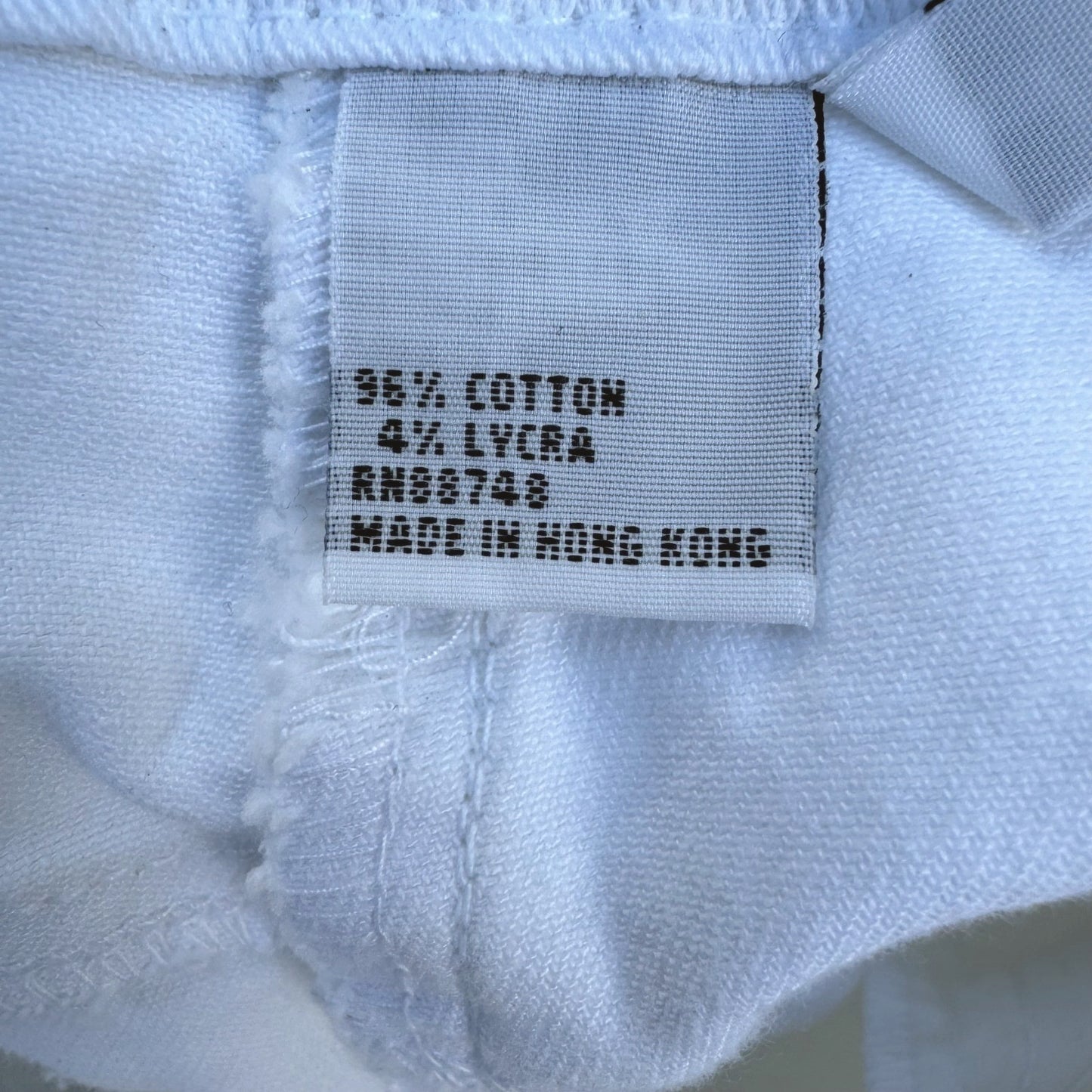 Territory Ahead Womens 8 White High Rise Bootcut Stretch Denim Jeans 31 Inseam