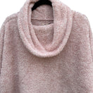 Switch So Womens Cozy Faux Fur Perfectly Soft Fleece Cowl Neck Pullover Sweatshirt XL 2 image