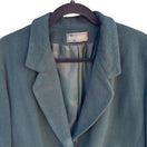 Switch Harvé Benard Vintage 80s 90s Womens Forest Green Wool Oversized Blazer Jacket L 3 image