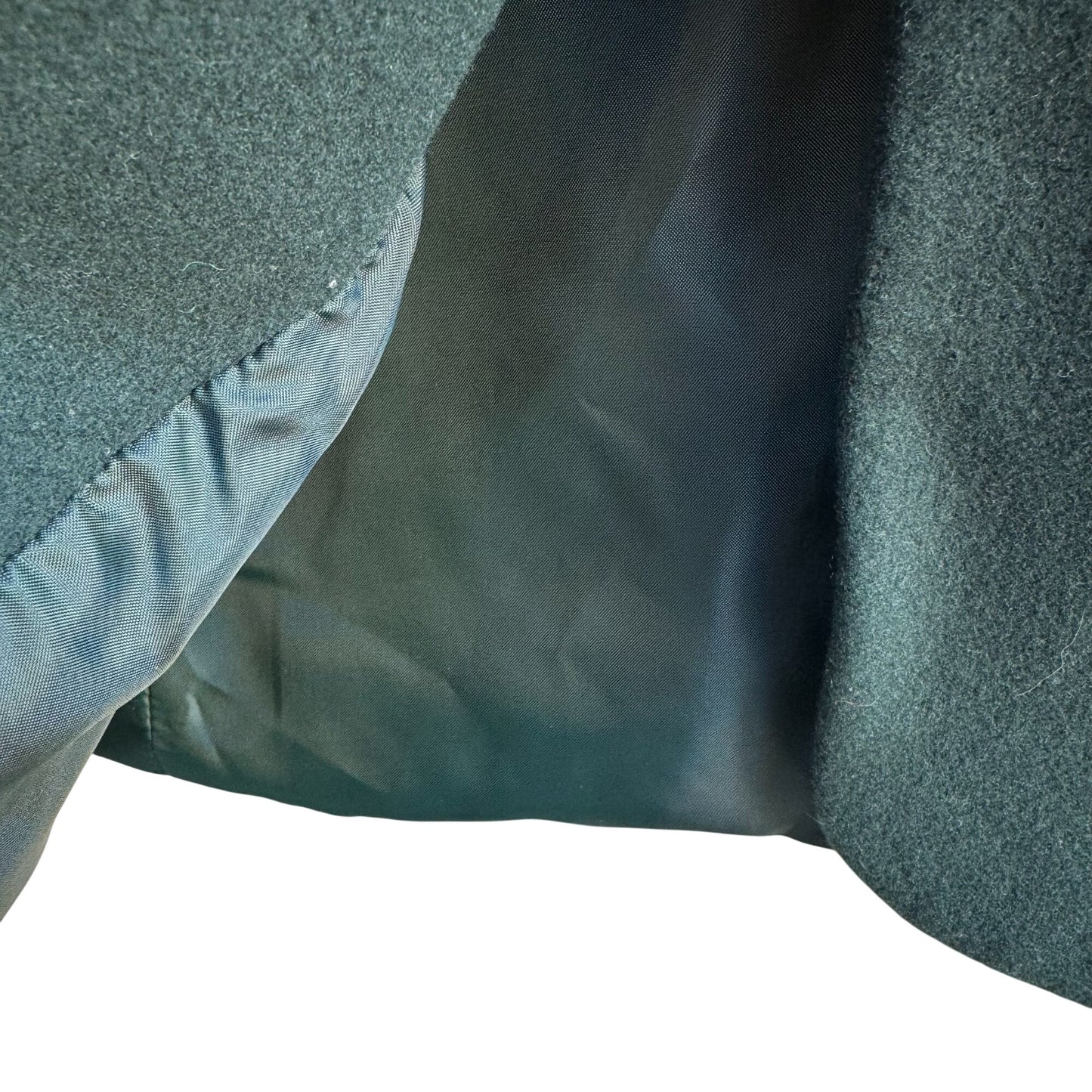 Harvé Benard Vintage 80s 90s Womens Forest Green Wool Oversized Blazer Jacket L