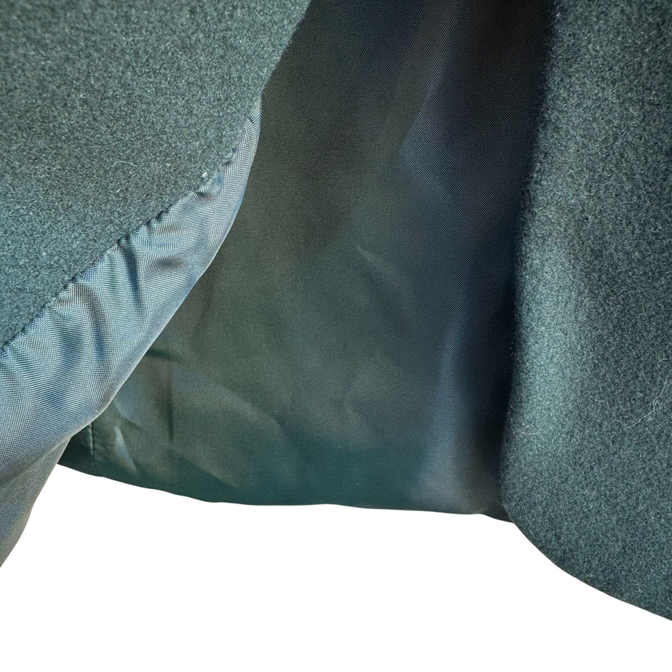 Harvé Benard Vintage 80s 90s Womens Forest Green Wool Oversized Blazer Jacket L