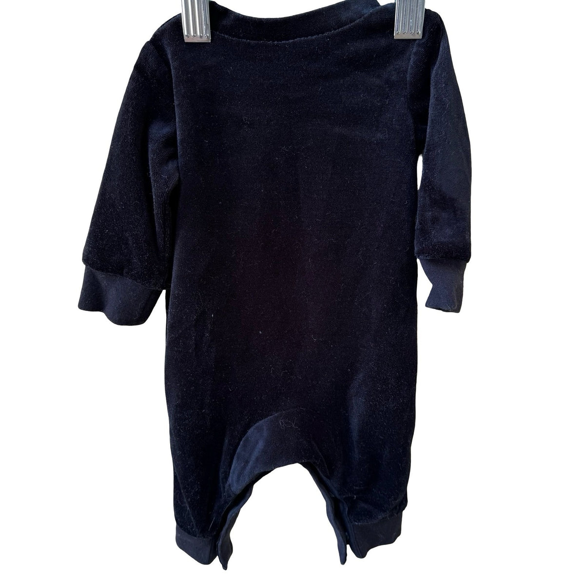 Air Jordan Velour Jumpman Romper Sporty Streetwear One-Piece Black Newborn Baby