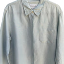 Switch Emanuel Ungaro Vintage Womens Light Blue Green Long Sleeve Button-Up Blouse 16 2 image