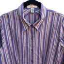 Switch Jamaica Bay Coastal Nautical Preppy Striped Stretch Cotton French Cuff Shirt XL 3 image