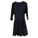Switch Saint Germain Vintage Womens Black Batwing Dolman 3/4 Sleeve A Line Dress M 2 image