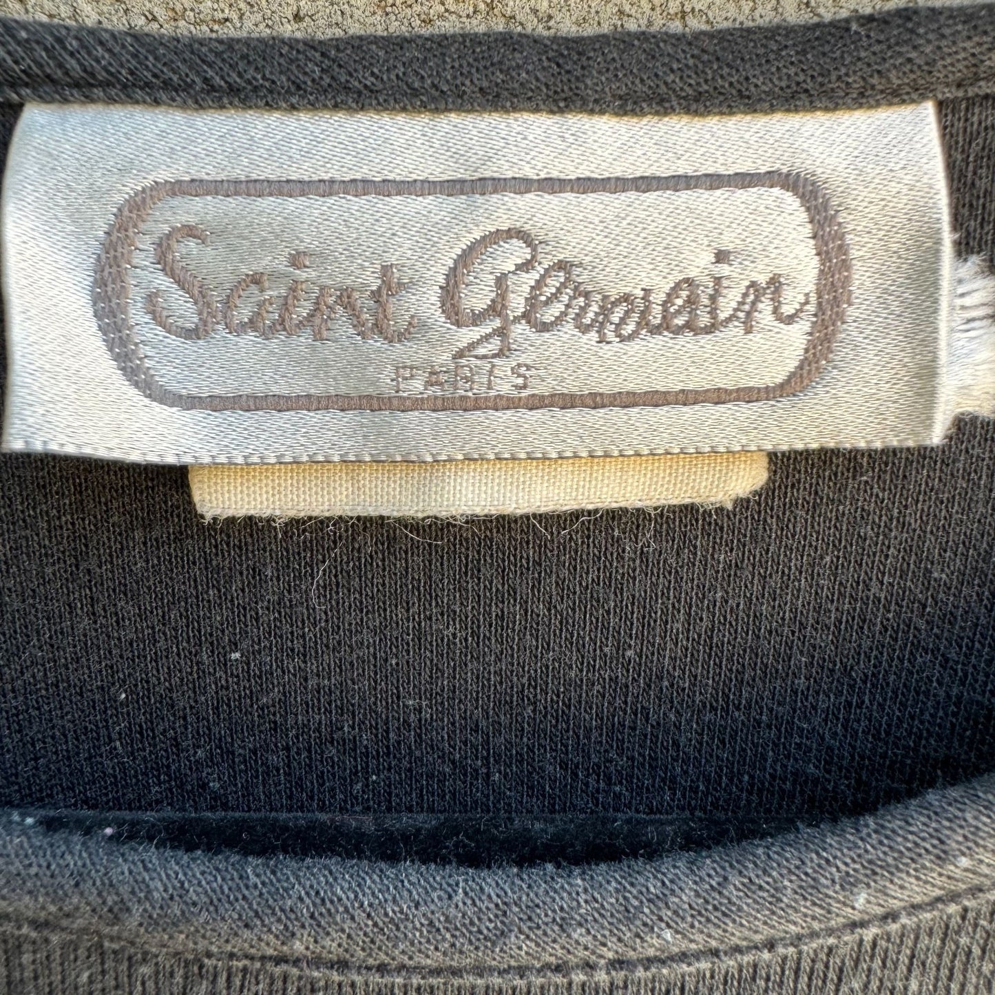 Saint Germain Vintage Womens Black Batwing Dolman 3/4 Sleeve A Line Dress M