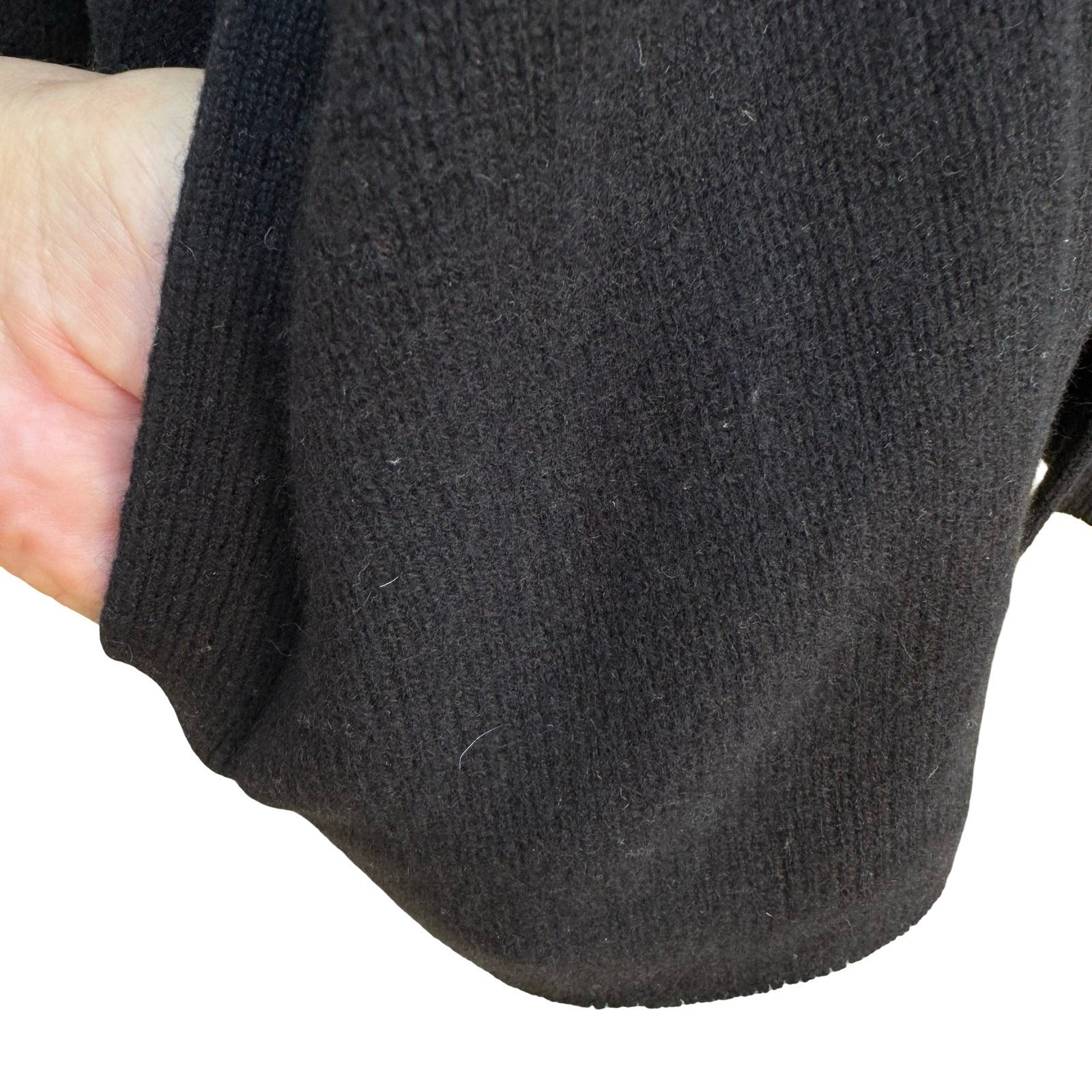 Susan Graf Limited 100% Cashmere Quiet Luxury Cozy Open Front Cardigan Sweater L