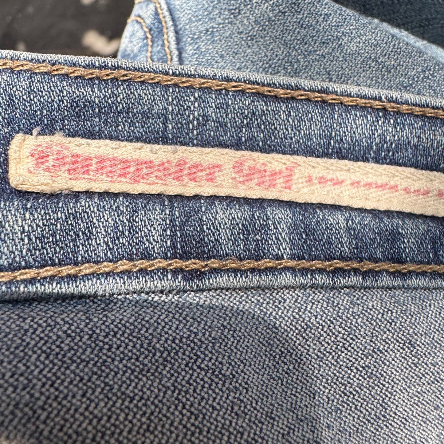 Z. Cavaricci Vintage Dumpster Girl Low Rise Blue Womens Bootcut Denim Jeans 13