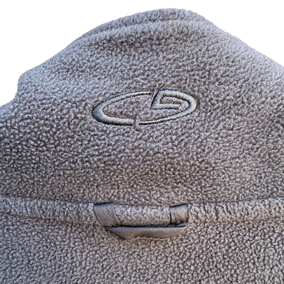 Champion Mens Gray Full-Zip Fleece High Collar Jacket Size M Athlesure Outdoor