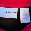 Switch Alfred Dunner Faux Suede Raw Edge Red Zip Front Pocket Western Jacket Womens 16 2 image