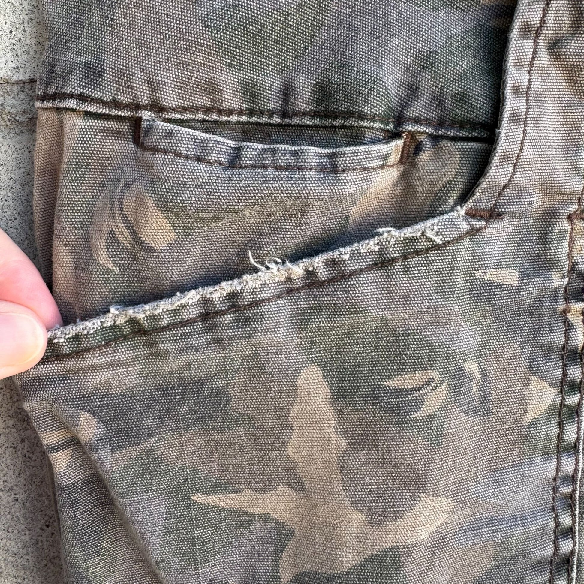 Bubblegum Vintage Y2K Womens Camouflage Drawstring Hem Cargo Capri Pants 20