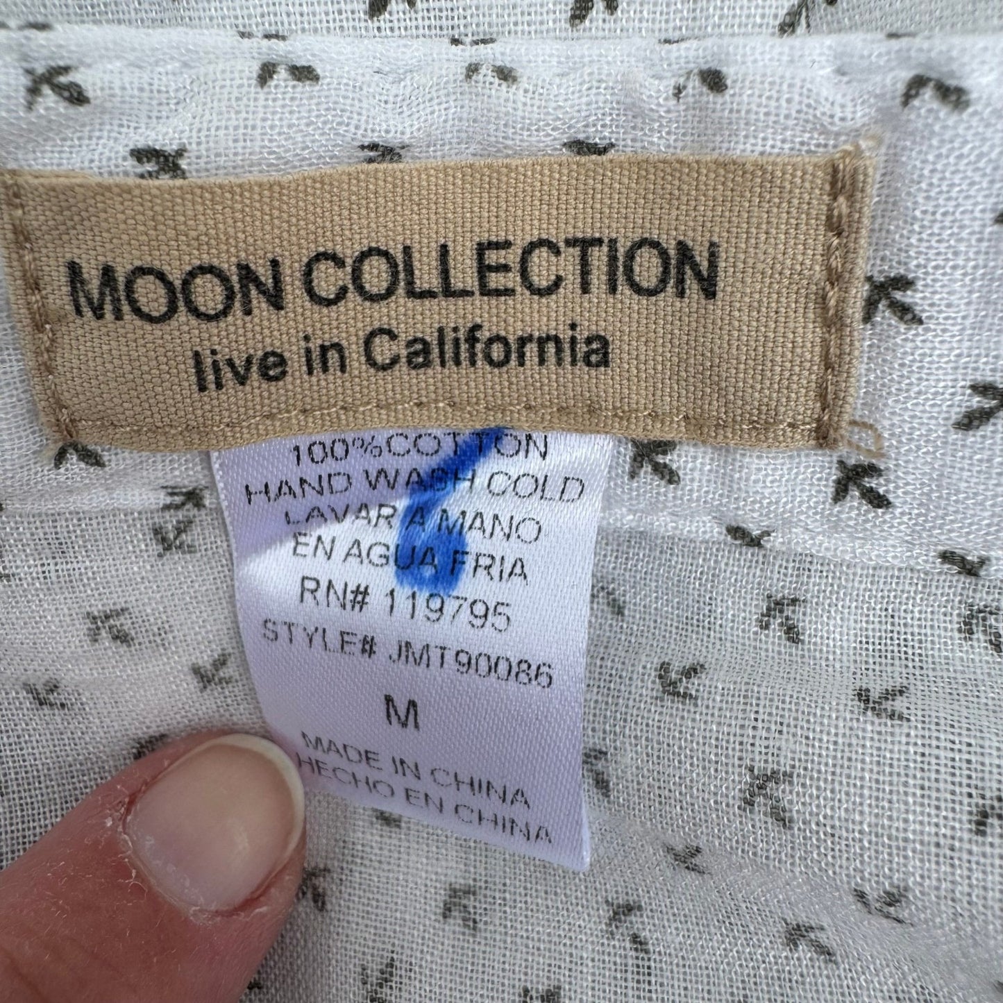 Moon Collection White Ruffle Drop Waist Mini Dress Tunic M Coastal Boho Peasant