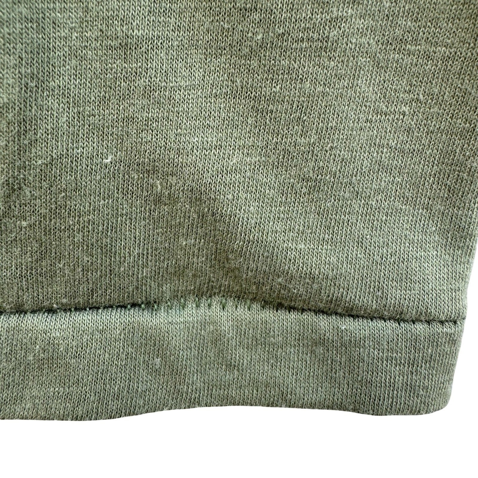 Librascope Vintage Military Tech T-Shirt Mens Small Olive Green Made in USA