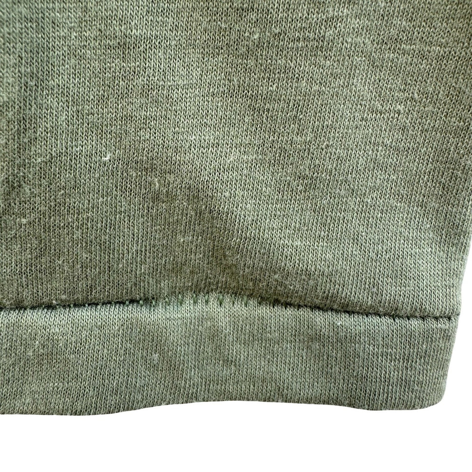 Librascope Vintage Military Tech T-Shirt Mens Small Olive Green Made in USA