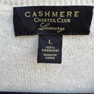 Switch Charter Club Luxury Cashmere Old Money Preppy Minimalist Sweater Ivory Womens L 2 image