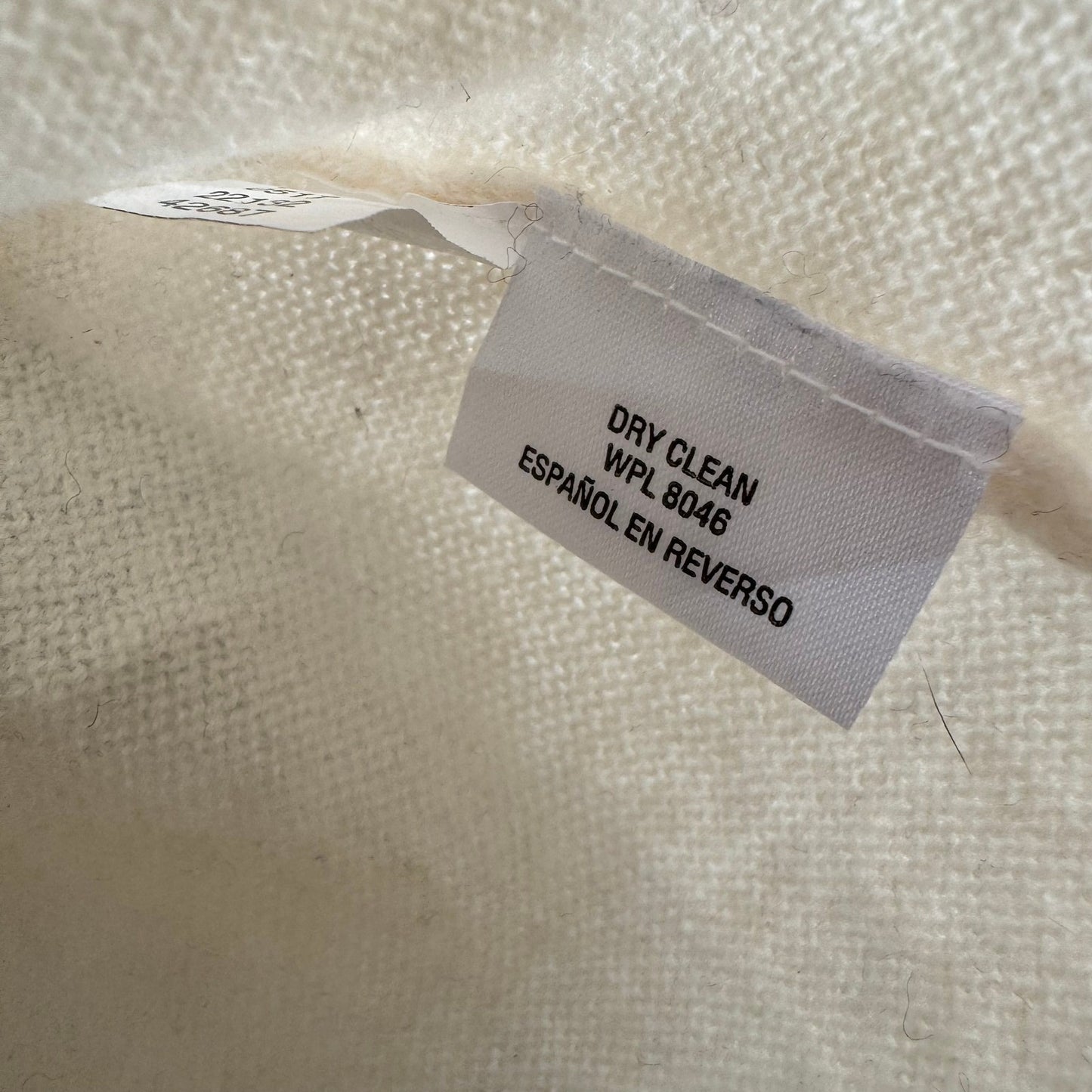 Charter Club Luxury Cashmere Old Money Preppy Minimalist Sweater Ivory Womens L