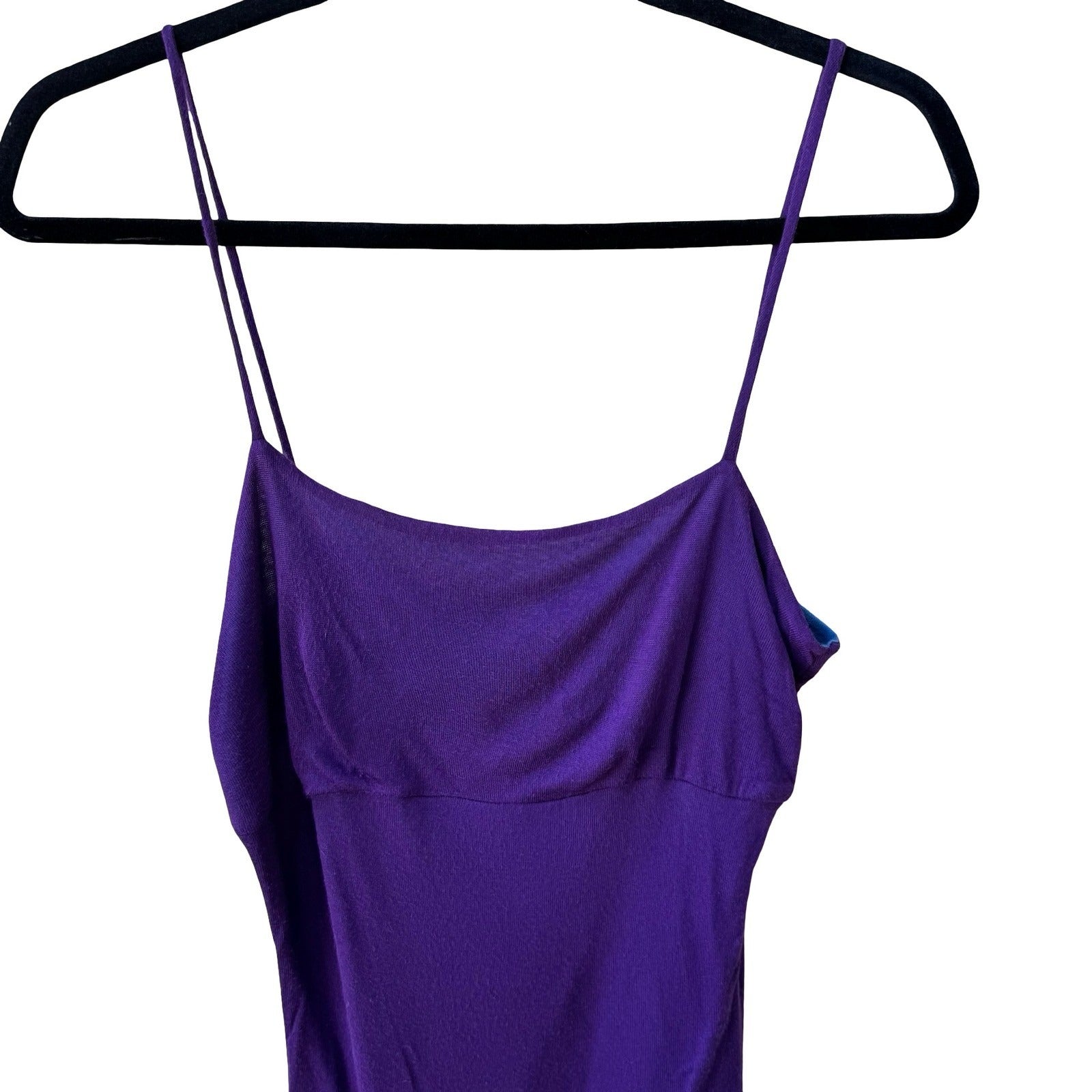 Babydoll Y2K 90s Indie Purple Blue Double Layer Camisole Minimalist Tank Top