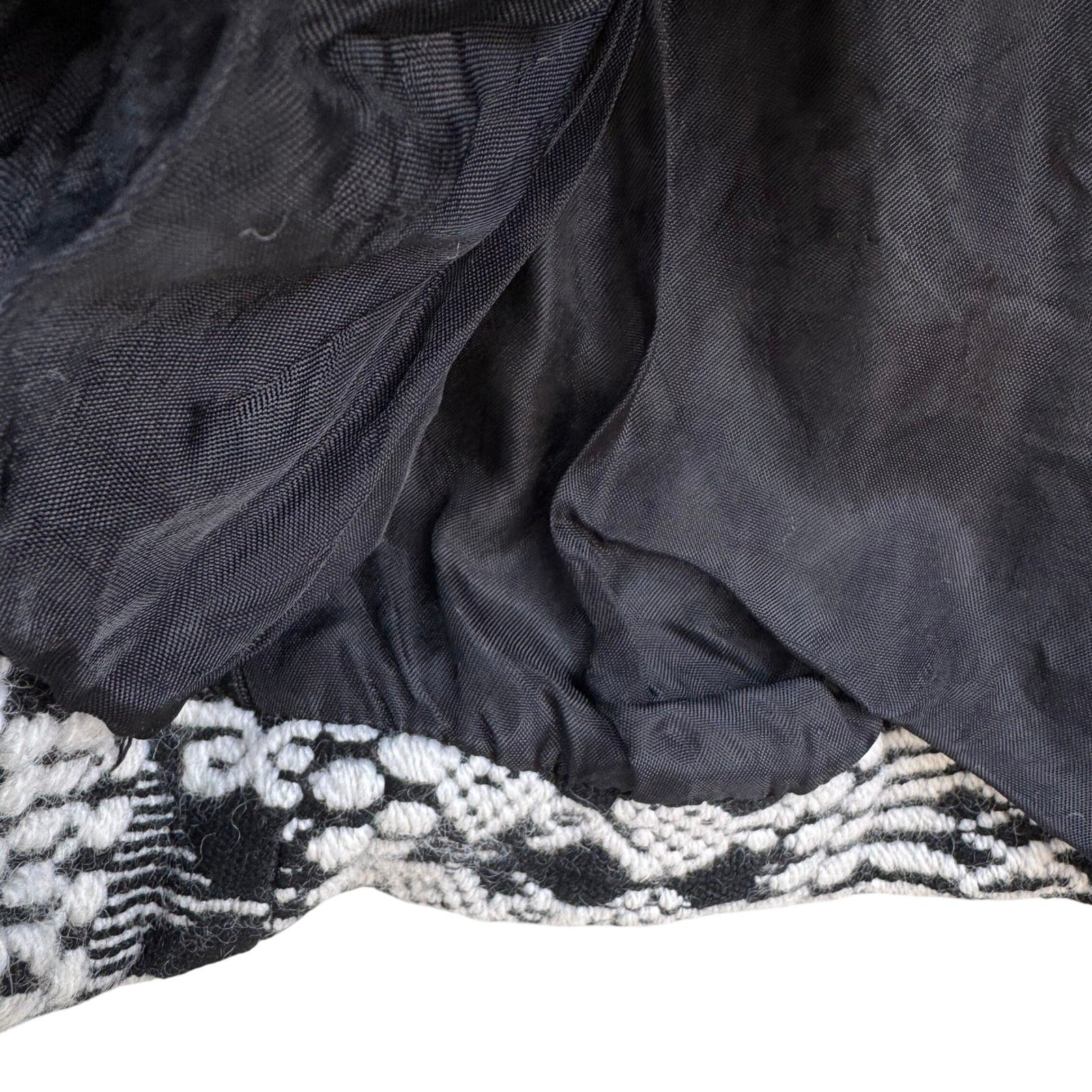 El Greco Tsitsibacos Bros Vintage Wool Greek Pattern Vest Black White Bohemian