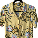 Switch Caribbean Joe Vintage Women&#39;s Floral Hawaiian Short Sleeve Button Up Shirt - M 2 image