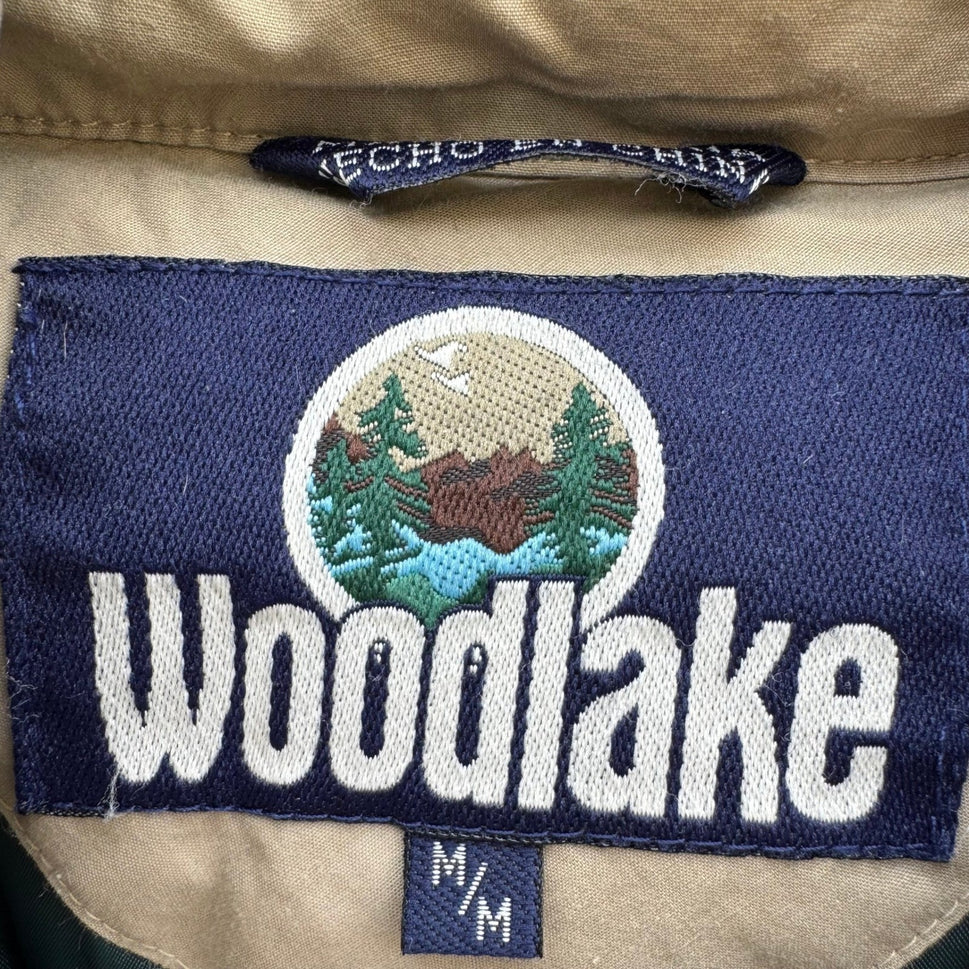 Woodlake Vintage Mens M Tan Puffer Goose Down Vest Gorpcore Utility Outdoor Warm