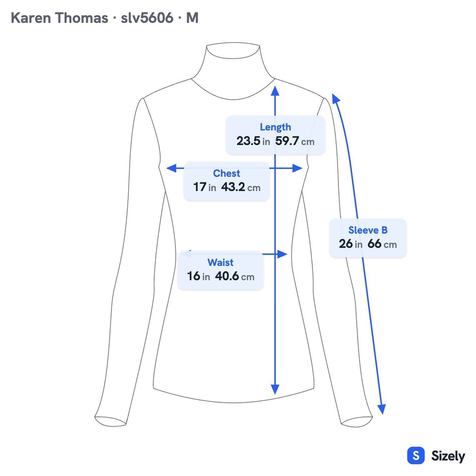 Karen Thomas 100% Cashmere Quiet Luxury Minimalist Preppy Turtleneck Sweater M