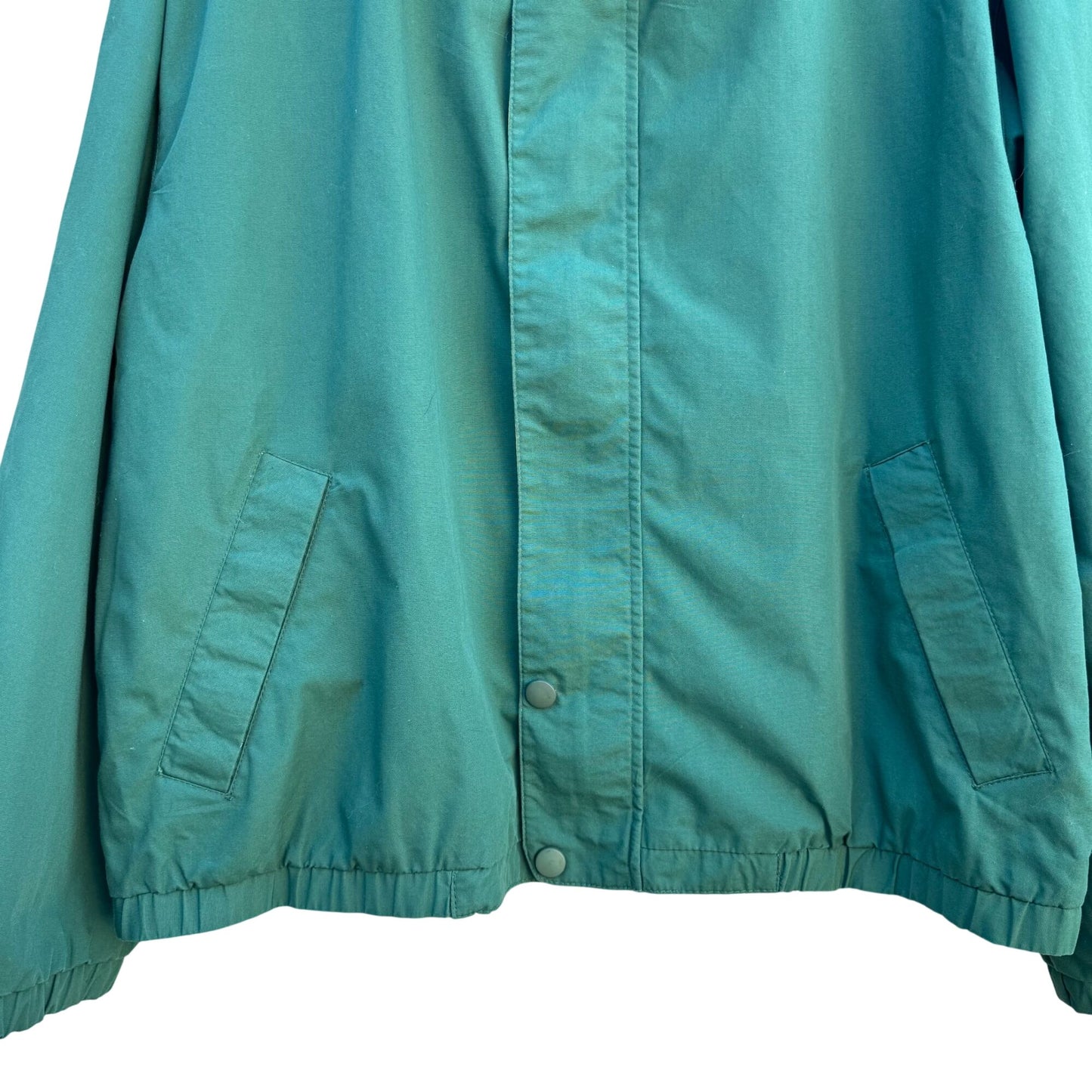 Eagles Ridge Sport Vintage 80s Mens Preppy Nautical Gear Green Yellow Jacket XL