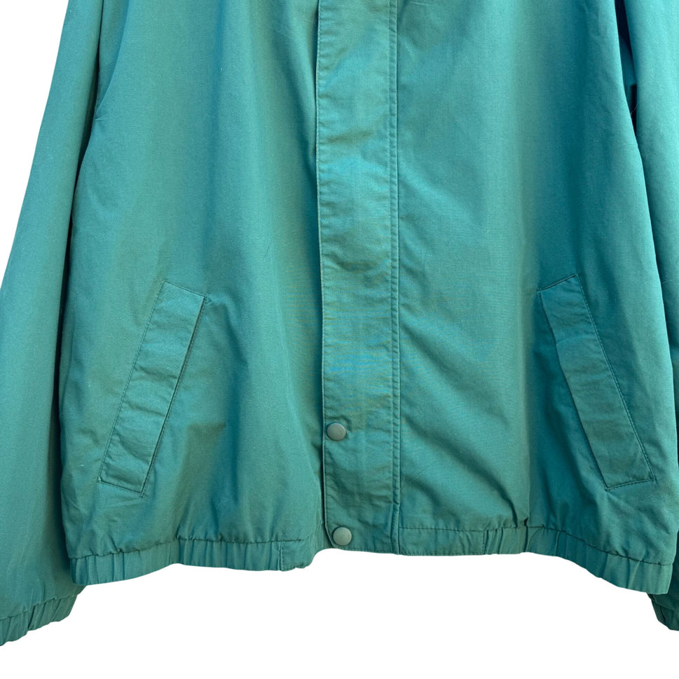 Eagles Ridge Sport Vintage 80s Mens Preppy Nautical Gear Green Yellow Jacket XL