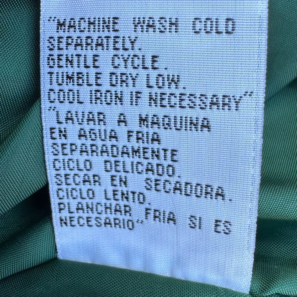 Eagles Ridge Sport Vintage 80s Mens Preppy Nautical Gear Green Yellow Jacket XL